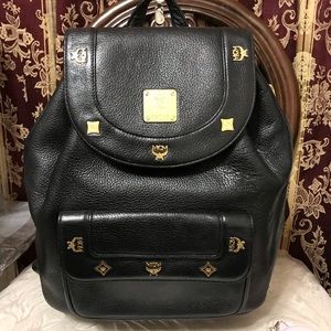 MCM  Black Backpack bag